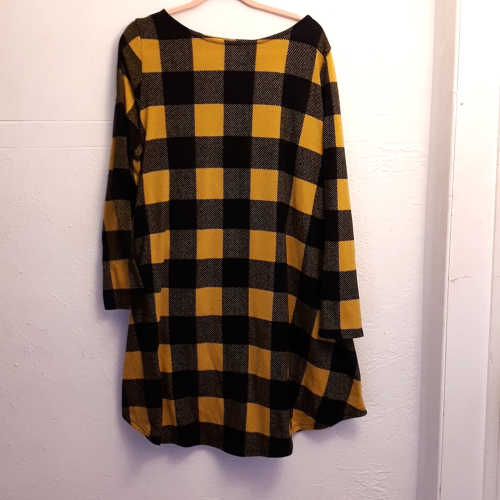LAST CHANCE: Plaid Sweater Dress
